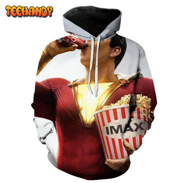 Shazam Billy Baston 3D Printed Hoodie Zipper Hoodie