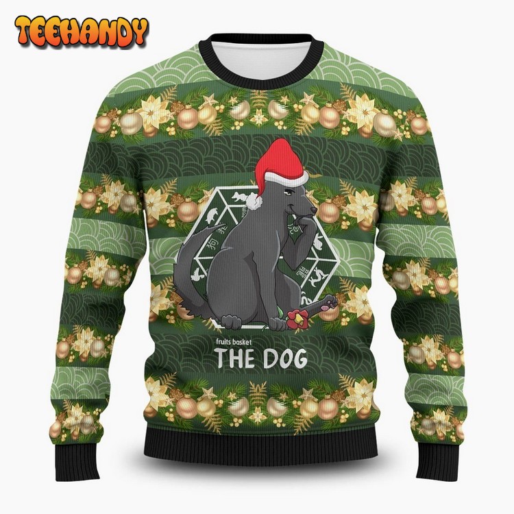 Shigure The Dog Ugly Christmas Sweater, All Over Print Sweatshirt