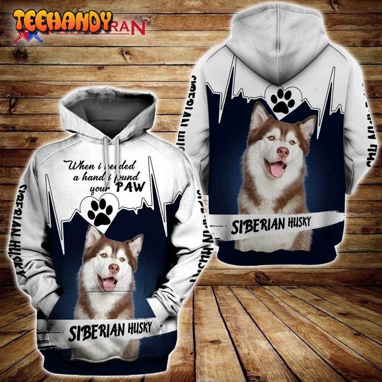 Siberian Husky 3D Hoodie For Men For Women Hoodie