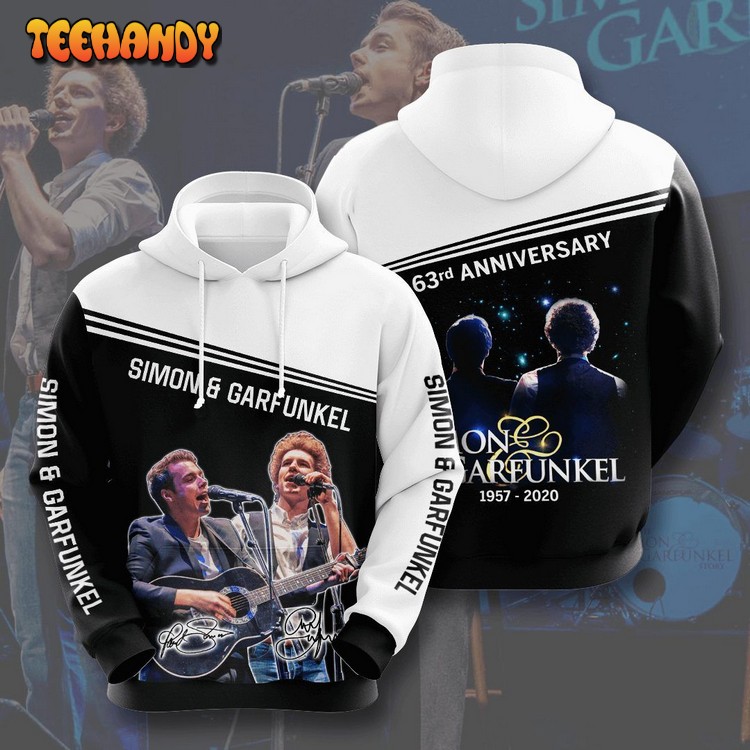 Simon And Garfunkel 63rd Anniversary 3D Hoodie