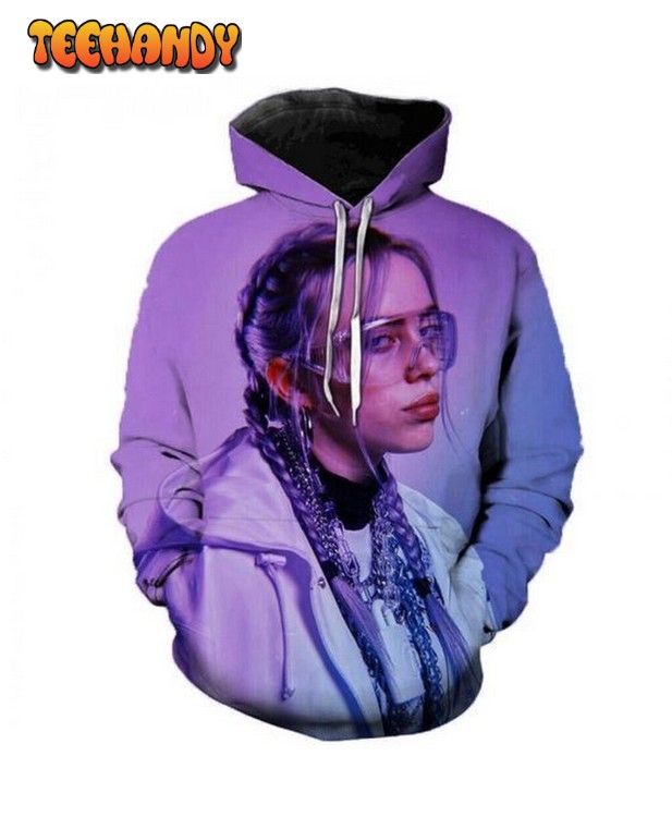 Singer Billie Eilish Pullover And Zippered Hoodies