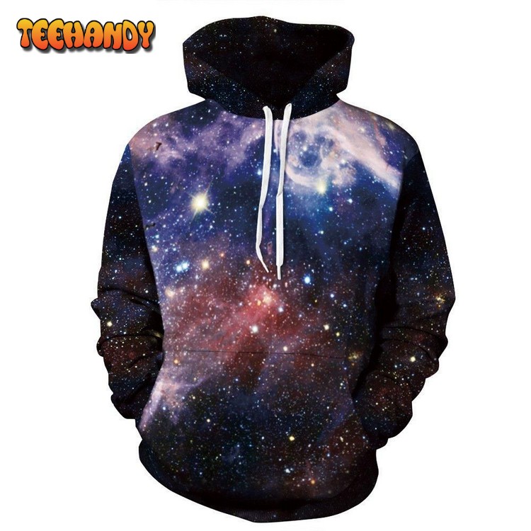 Skeleton nebula 3D 3D Hoodie For Men Women Hoodies