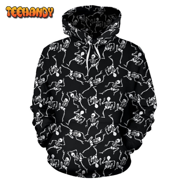 Skeleton Style Print Pullover 3D Hoodie