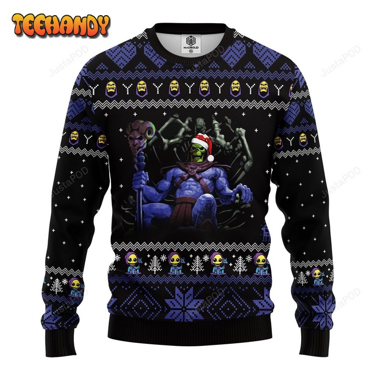 Skeletor Ugly Christmas Sweater, Ugly Sweater, Christmas Sweaters