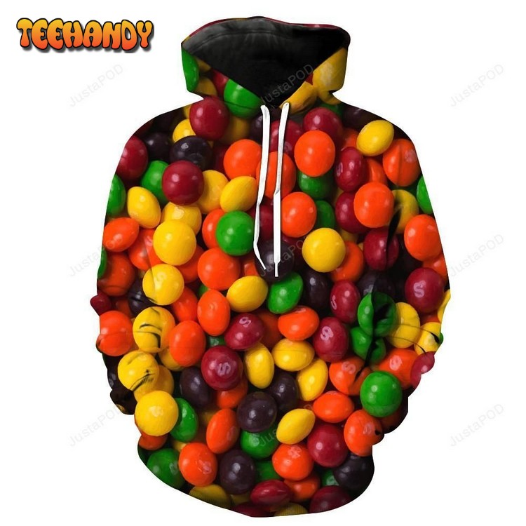 Skittles 3D Hoodie For Men Women All Over 3D Printed Hoodie