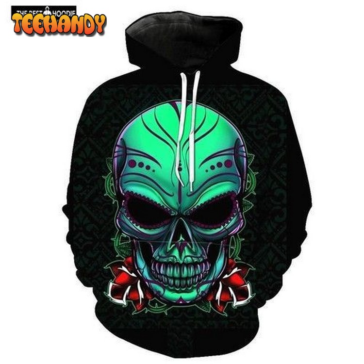 Skull 3d Hoodie For Men For Women All Over Printed Hoodie