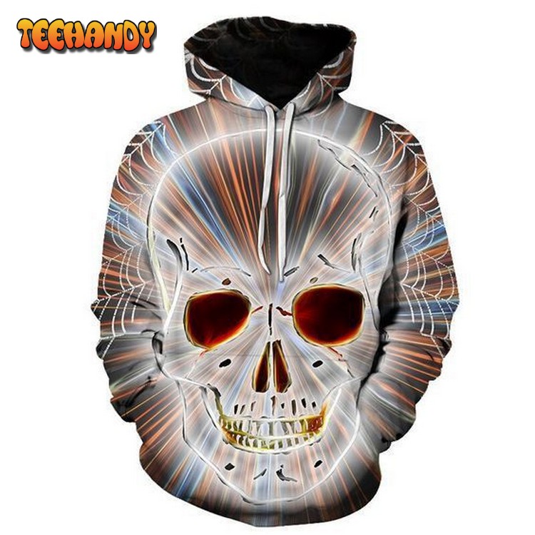 Skull Face Pullover And Zippered Hoodies