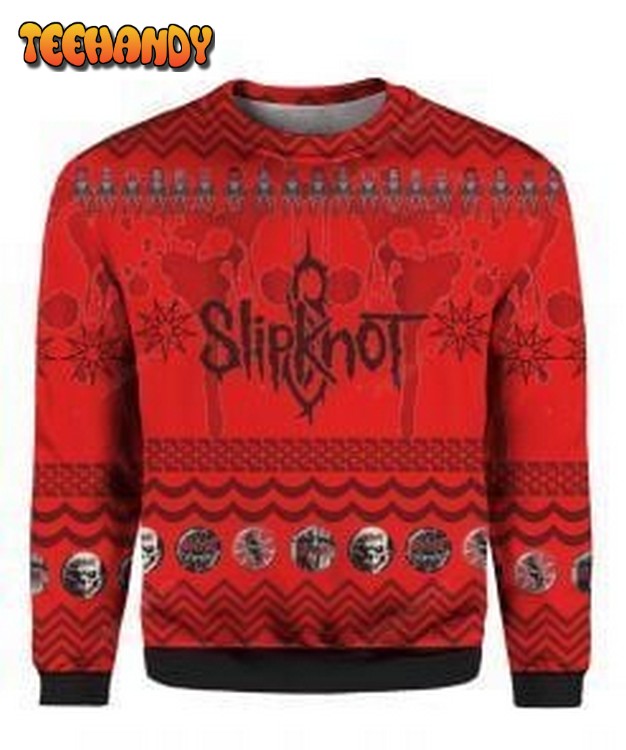 Slipknot Band Ugly Christmas Sweater, All Over Print Sweatshirt