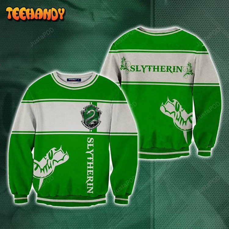 Slytherin Harry Potter Ugly Sweater, Ugly Sweater, Christmas Sweaters