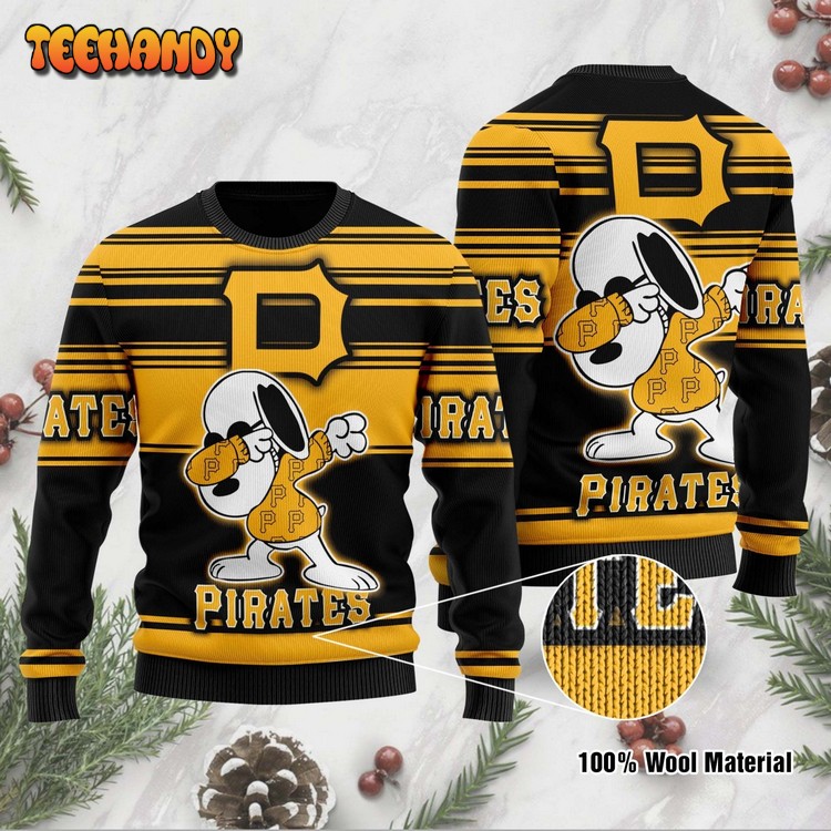 Snoopy Love Pittsburgh Pirates For Baseball-MLB Fans Ugly Sweater