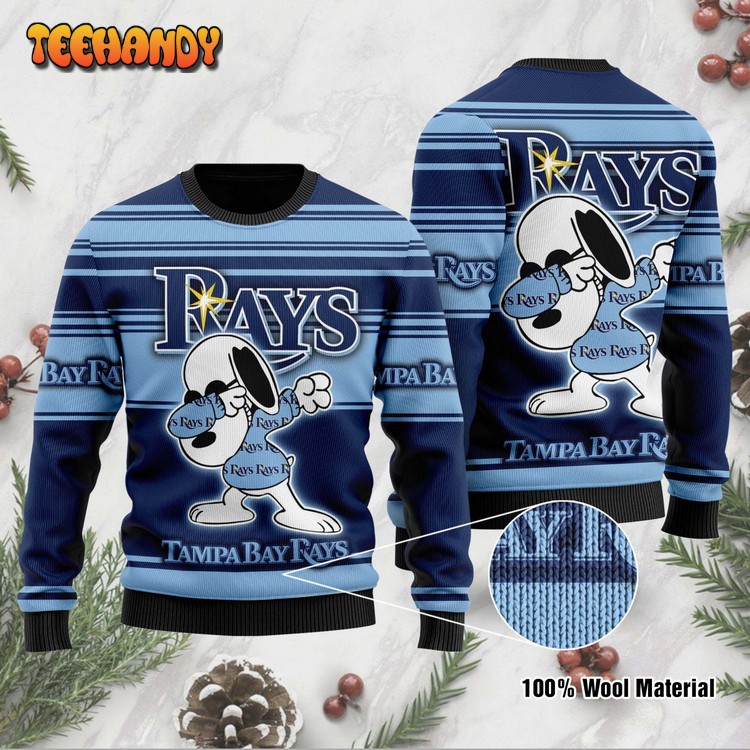 Snoopy Love Tampa Bay Rays For Baseball-MLB FansSweater Ugly Sweater