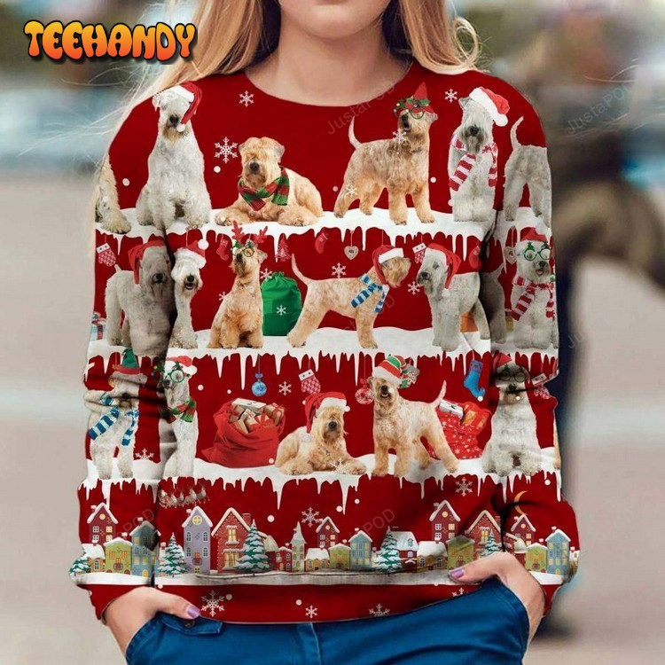 Soft-coated Wheaten Terrier Ugly Christmas Sweater