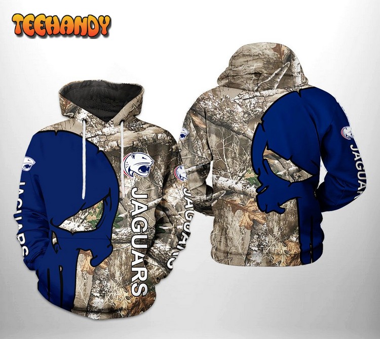 South Alabama Jaguars NCAA Camo Veteran Hunting 3D Hoodie