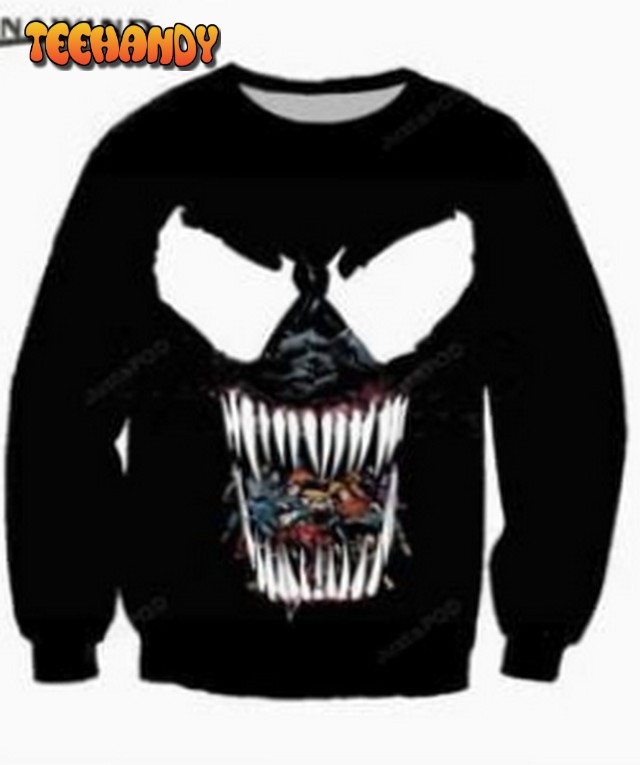 Spider-Man Character Venom Sweatshirt Ugly Sweater, Ugly Sweater