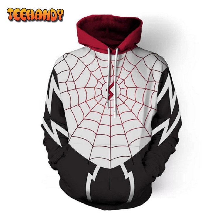 Spider Man Gwen 3D Printed Hoodie Zipper Hoodie