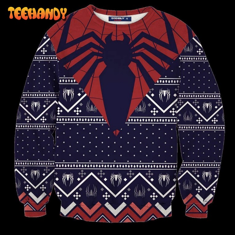 Spider Sense Ugly Christmas Sweater, All Over Print Sweatshirt