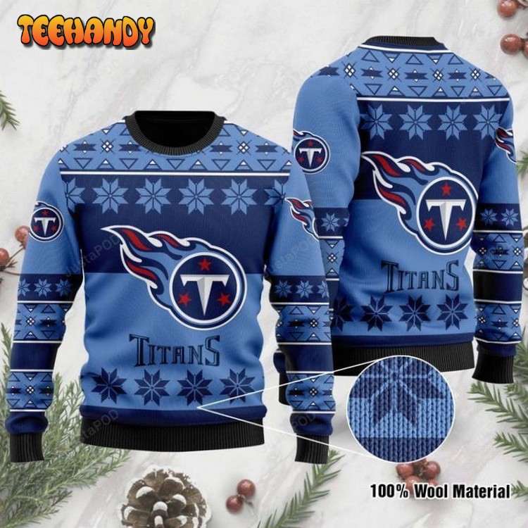 Sports Football Team Tennessee Titans With Logo Printed Sweater