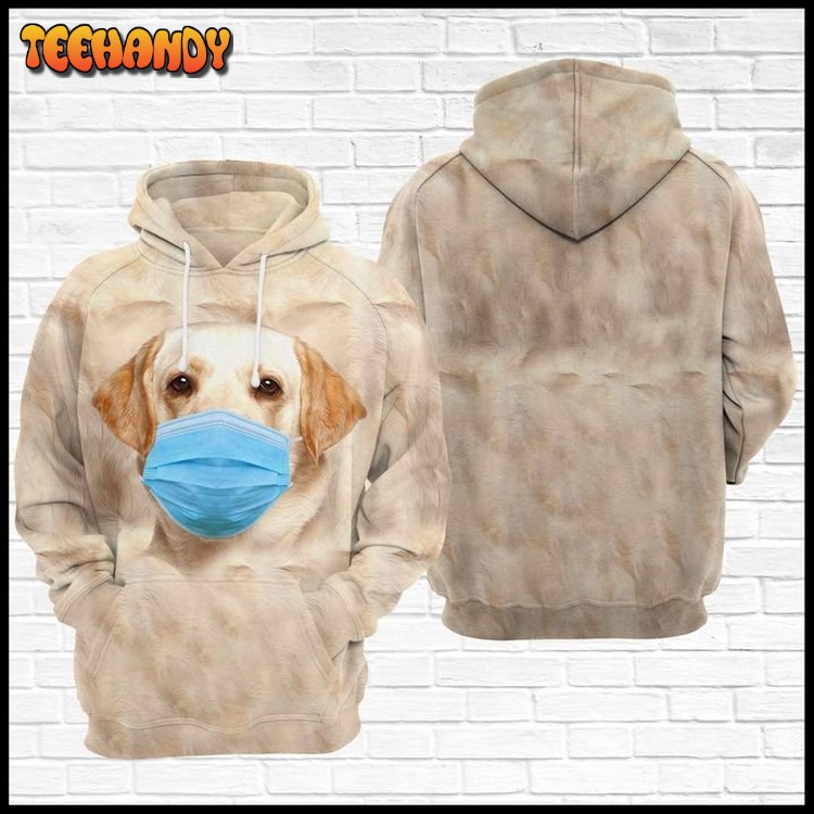 Strong Labrador Retriever 3D Printed Hoodie Zipper Hoodie