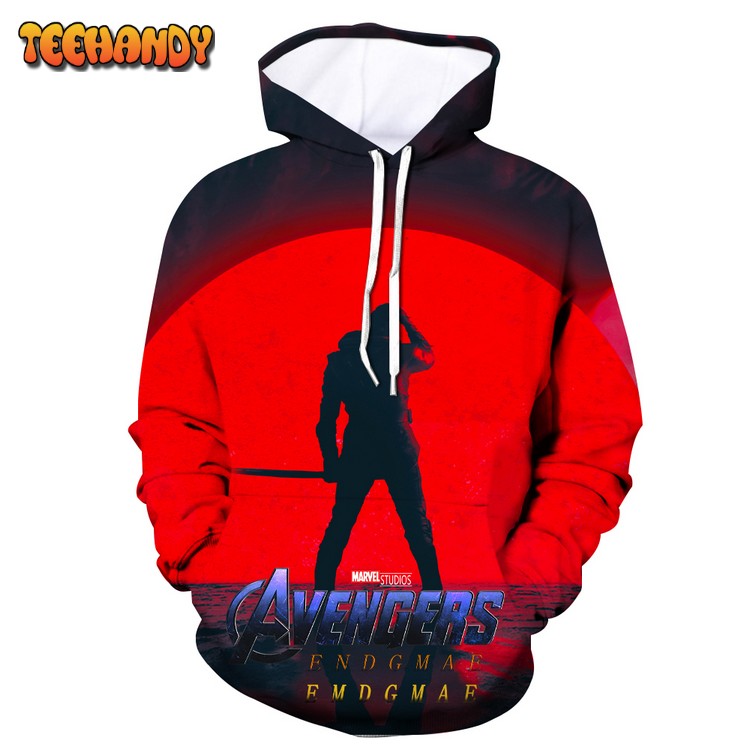 Superhero Hawkeyes Avengers Endgame 3D Printed Hoodie