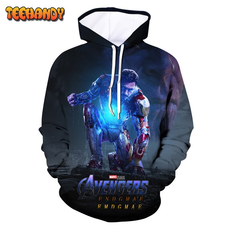 Superhero Iron Man Hoodies Avengers Endgame 3D Printed Hoodie