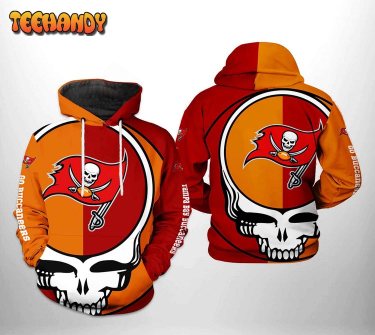 Tampa Bay Buccaneers NFL Grateful Dead 3D Printed Hoodie