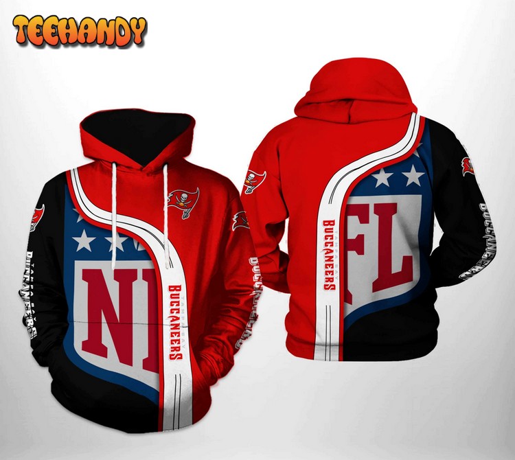 Tampa Bay Buccaneers NFL Team 3D Printed Hoodie Zipper Hoodie