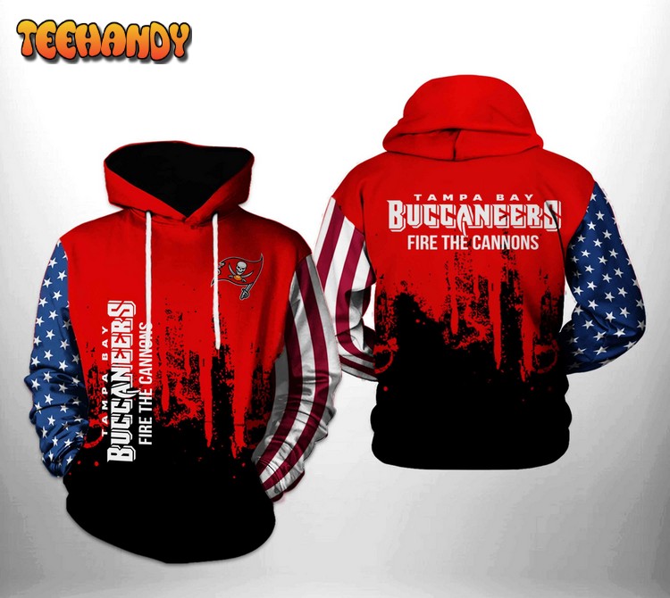 Tampa Bay Buccaneers NFL Team US 3D Printed Hoodie Zipper Hoodie