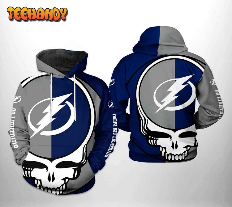 Tampa Bay Lightning NHL Grateful Dead 3D Printed Hoodie