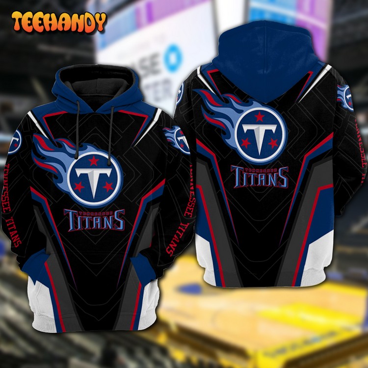 Tennessee Titans 3D Printed Hoodie Zipper Hoodie