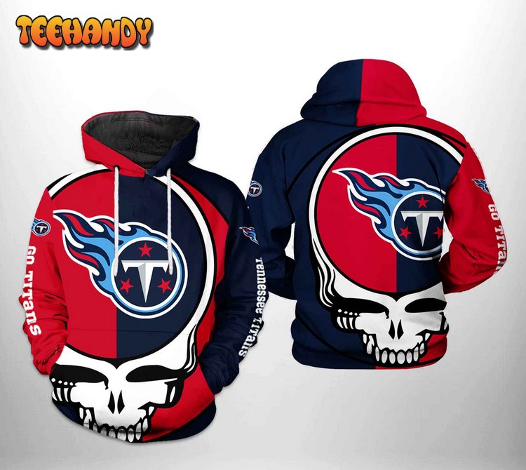 Tennessee Titans NFL Grateful Dead 3D Printed Hoodie Zipper Hoodie