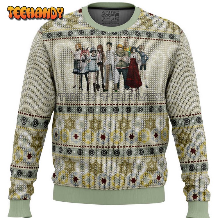 The Elite Team Steins Gate Ugly Christmas Sweater