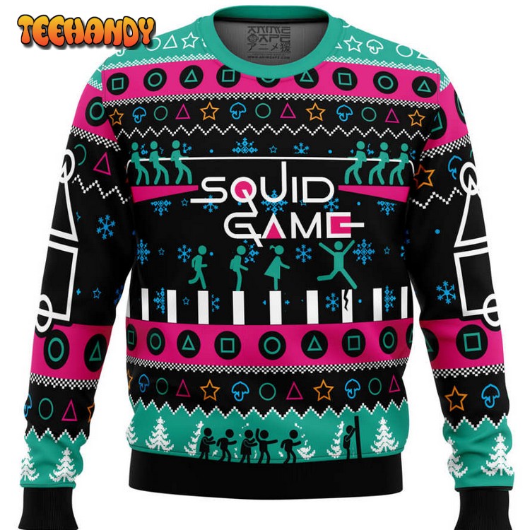 The Game is On Squid Game Christmas Sweater