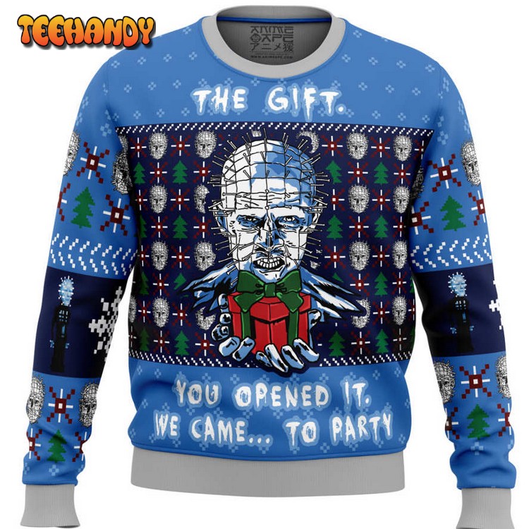 The Gift Hellraiser Ugly Christmas Sweater