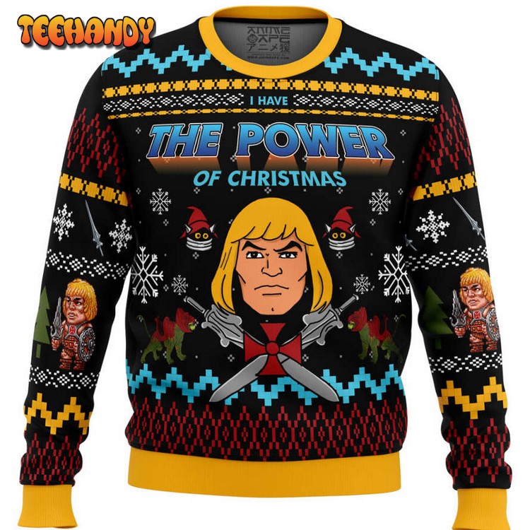 The Good Power of Christmas He-Man Ugly Christmas Sweater