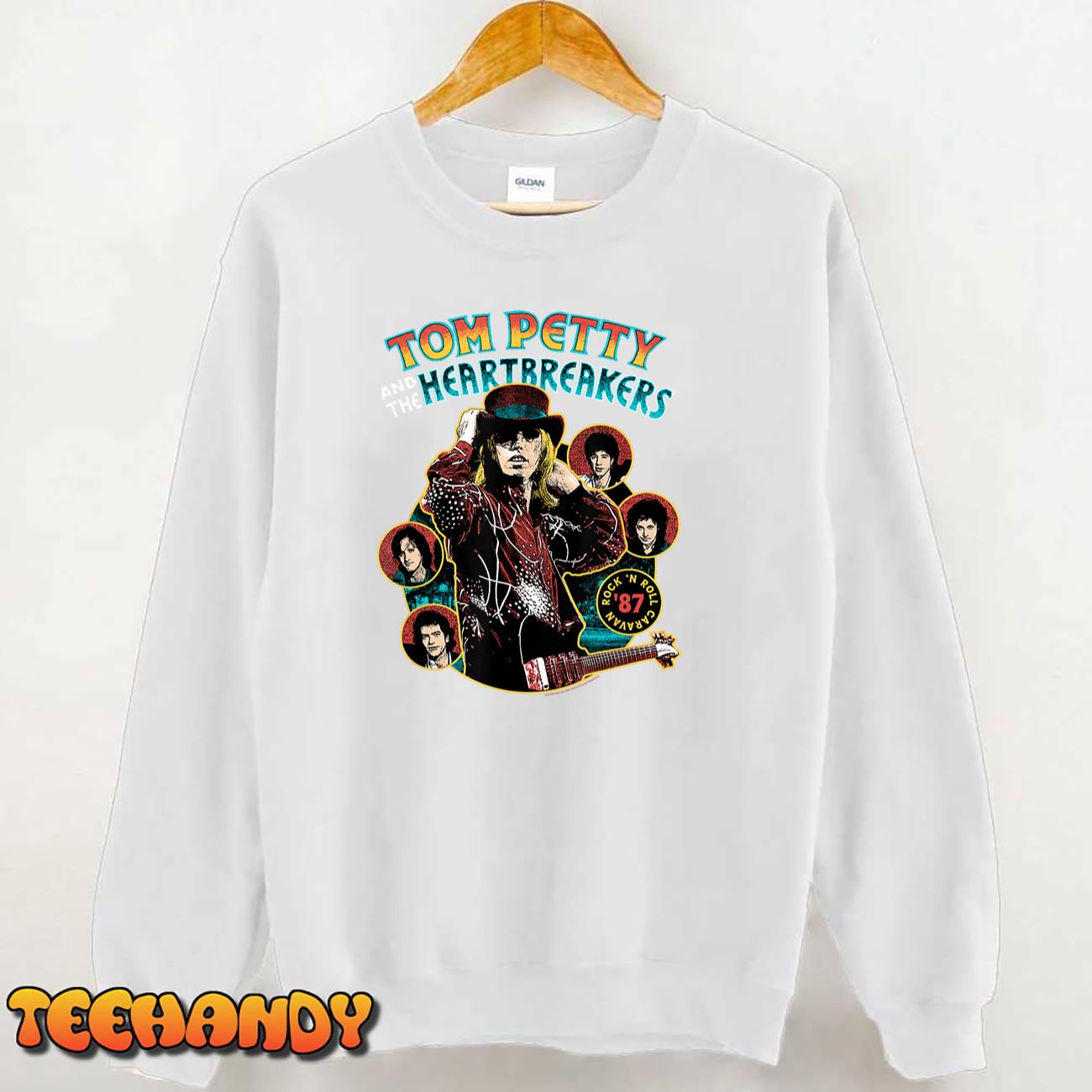 Tom Petty and the Heartbreakers Rock N Roll Caravan Top Hat T-Shirt