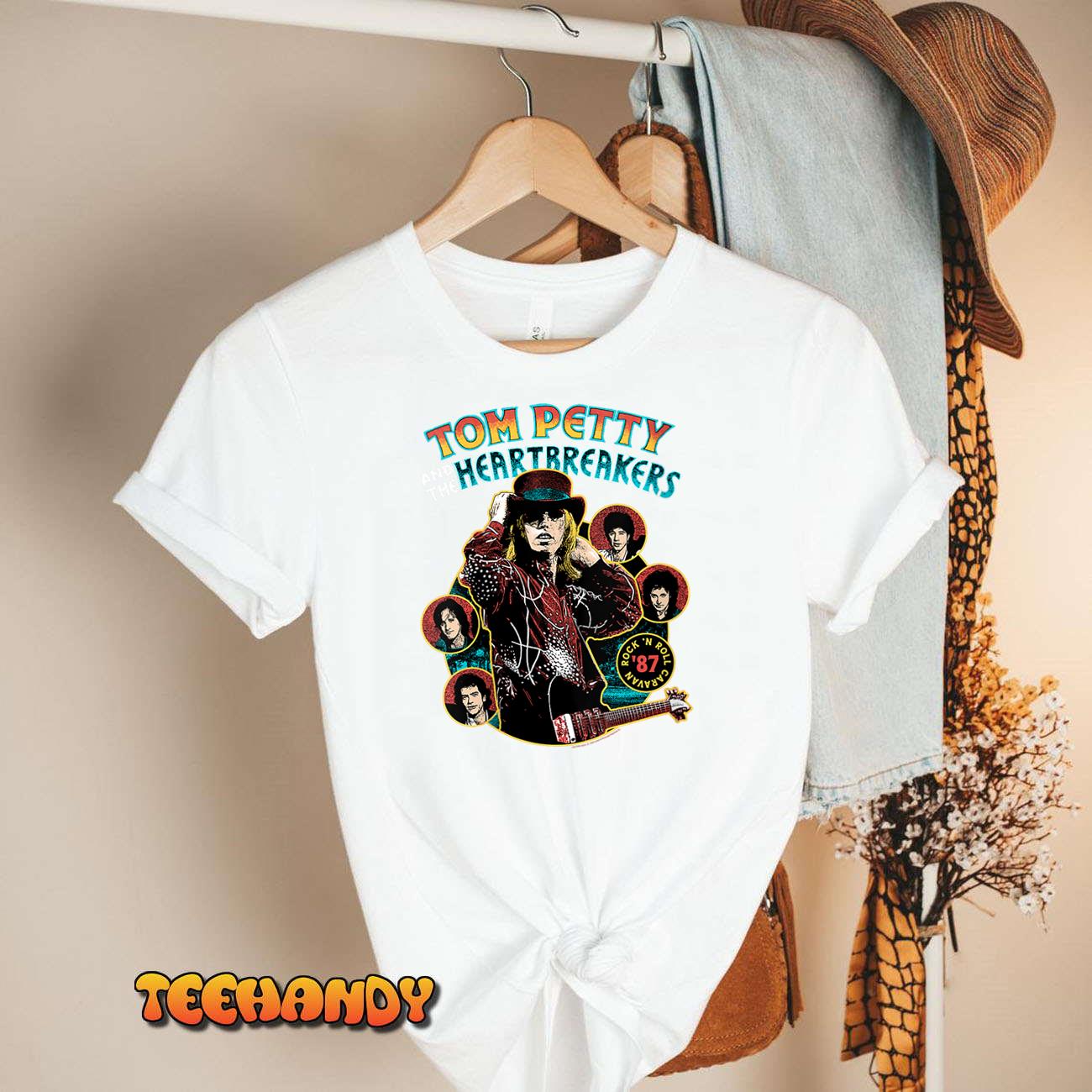 Tom Petty and the Heartbreakers Rock N Roll Caravan Top Hat V-Neck T-Shirt