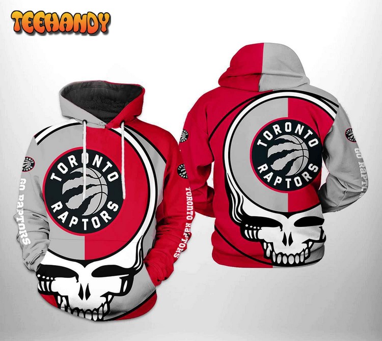 Toronto Raptors NBA Grateful Dead 3D Printed Hoodie Zipper Hoodie