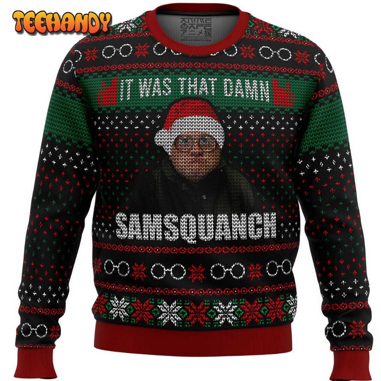 Trailer Park Boys Samsquanch Ugly Christmas Sweater