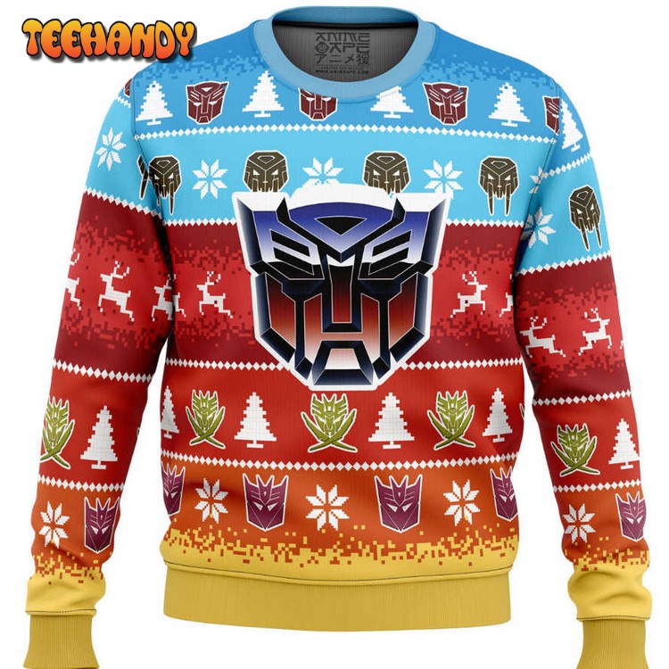 Transformers Ugly Christmas Sweater