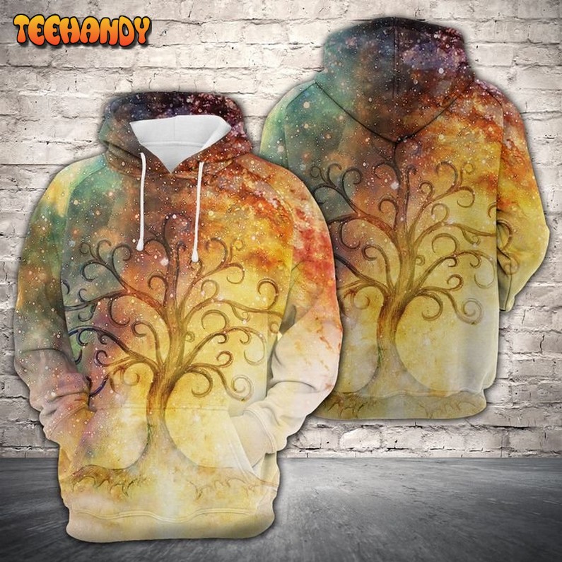 Tree Of Life 3D Printed Hoodie Zipper Hoodie