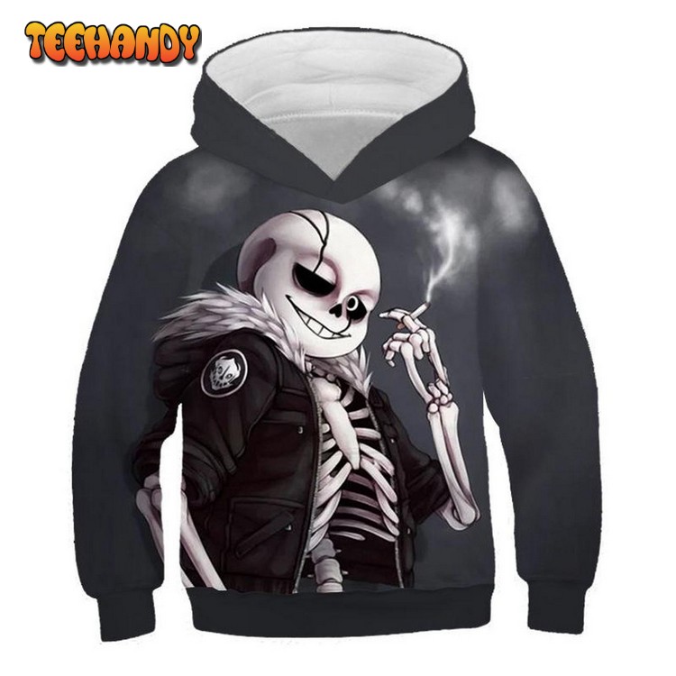 Undertale Kids 3D Printed Hoodie Zipper Hoodie