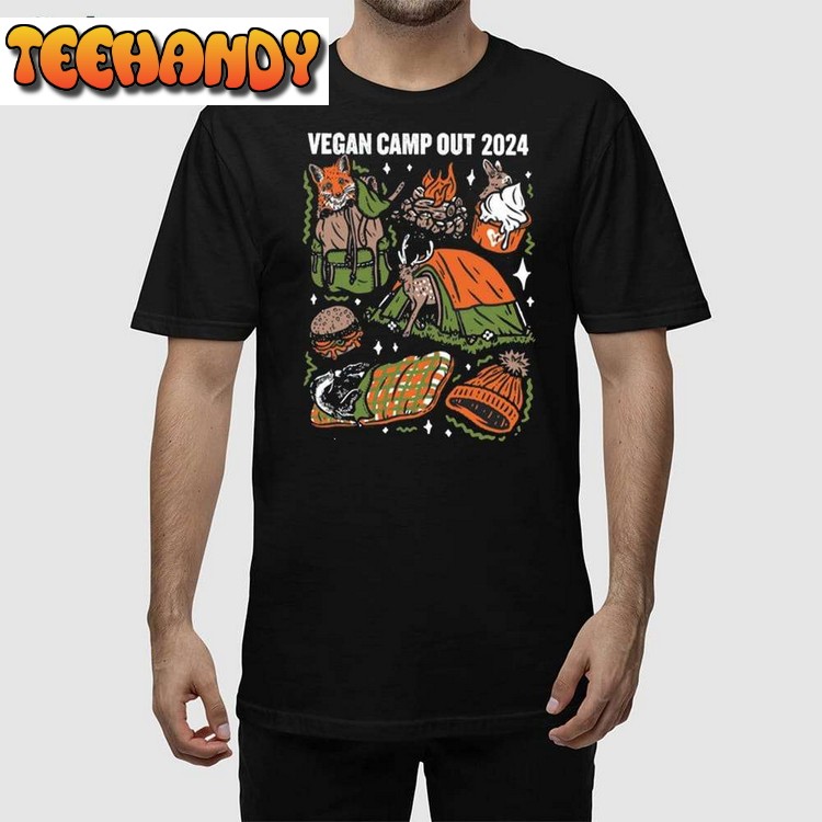 Vegan Camp Out 2024 T Shirt Sweatshirt