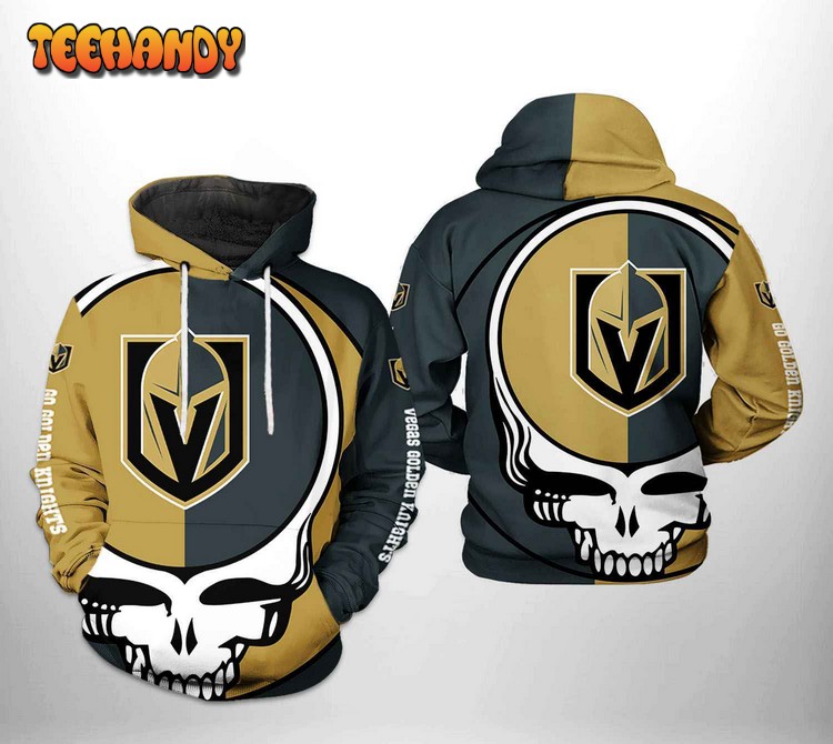 Vegas Golden Knights NHL Grateful Dead 3D Printed Hoodie Zipper Hoodie