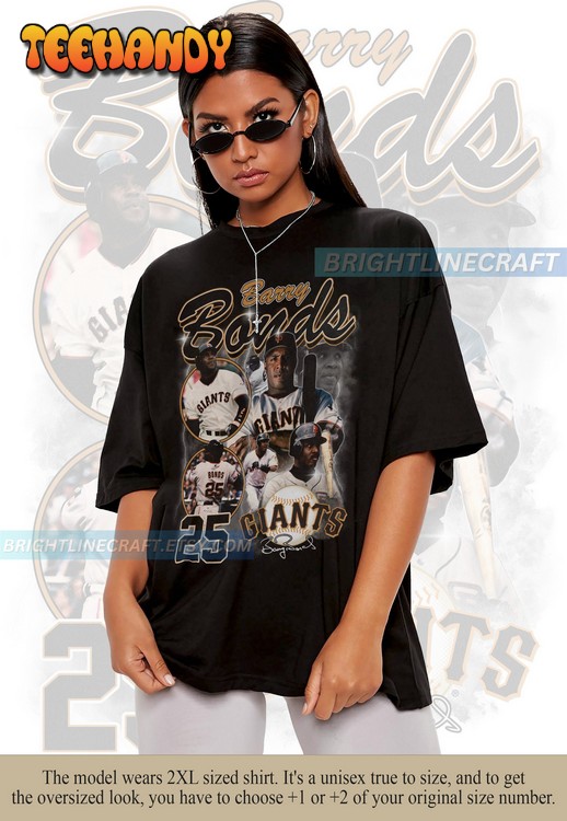 Vintage Barry Bonds Shirt, Baseball T Shirt, Sweatshirt