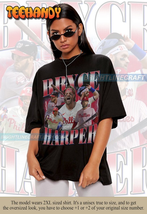 Vintage Bryce Harper Shirt, Football Classic 90s Graphic T Shirt