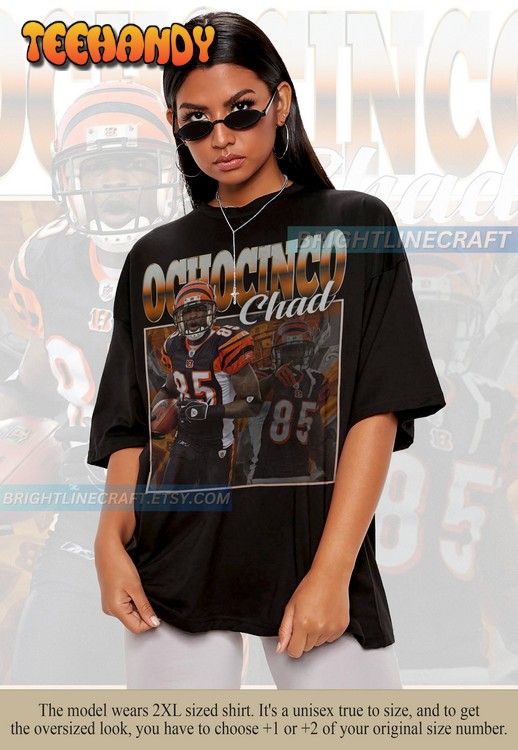 Vintage Chad Ochocinco Shirt, Football Shirt, Football Classic 90s Graphic T Shirt