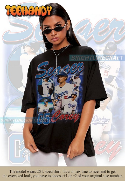 Vintage Corey Seager Shirt, Baseball T Shirt Sweatshirt