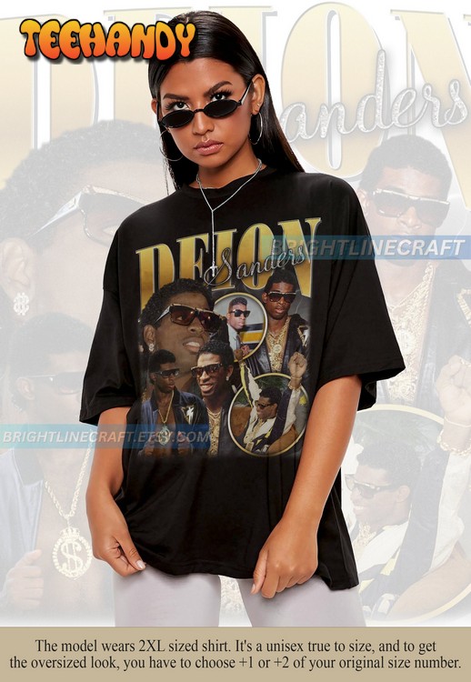 Vintage Deion Sanders Football Classic 90s Graphic T Shirt Sweatshirt