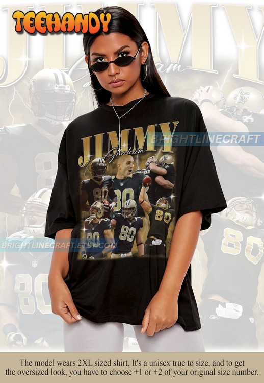 Vintage Jimmy Graham Football 90s Graphic Vintage Bootleg T Shirt Sweatshirt