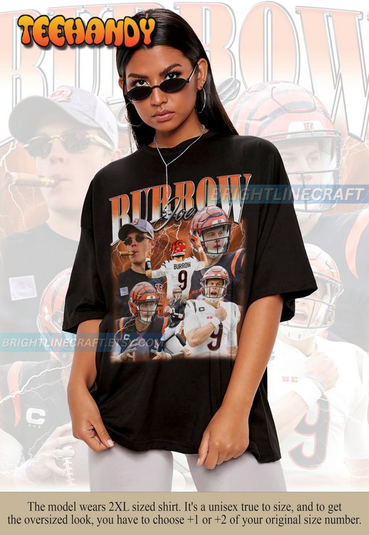 Vintage Joe Burrow Football 90s Graphic Vintage Bootleg T Shirt Sweatshirt